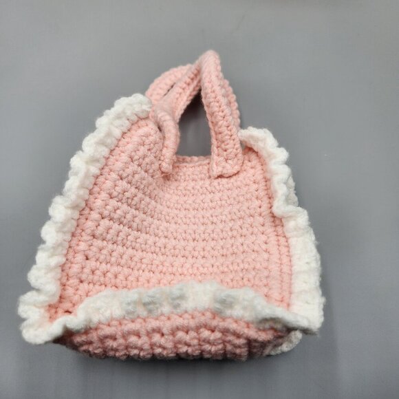 Hand Crocheted Mini Purse & Shoulder Bag Lot - Picture 2 of 14